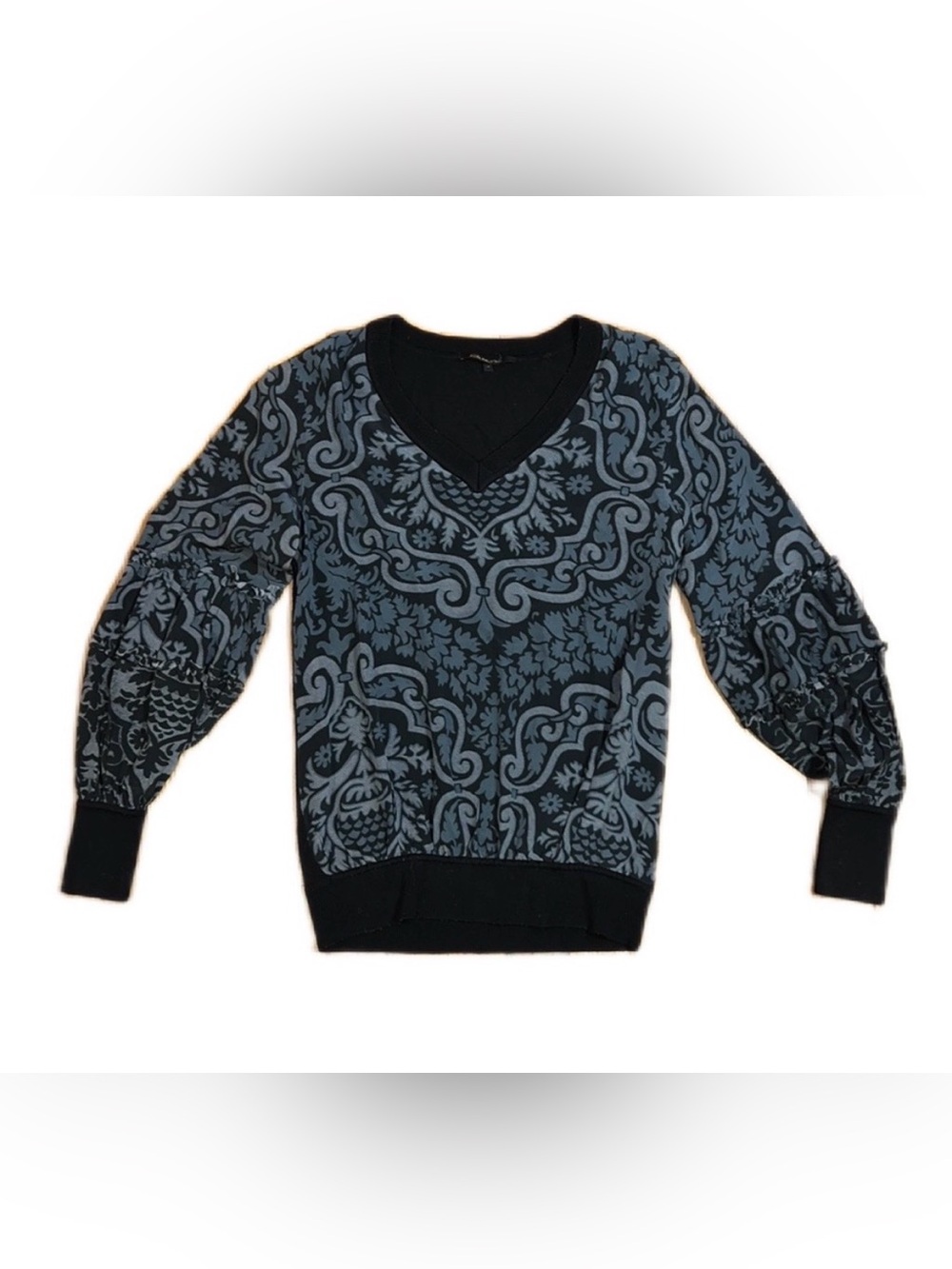 Kobi Halperin Carlena Silk & Wool Sweater Blouse, size XS